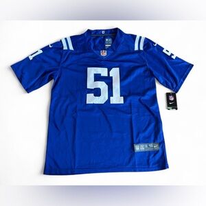 Nike Men's Indianapolis Colts Kwity Paye #51 Blue Game Jersey Size L